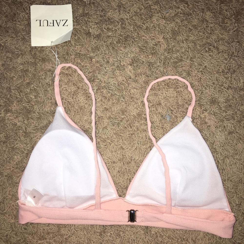 Zaful Pink Bikini Top - Picture 2 of 4